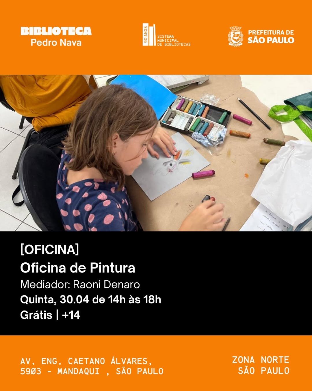 Oficina de pintura introdutória ou para aperfeiçoamento