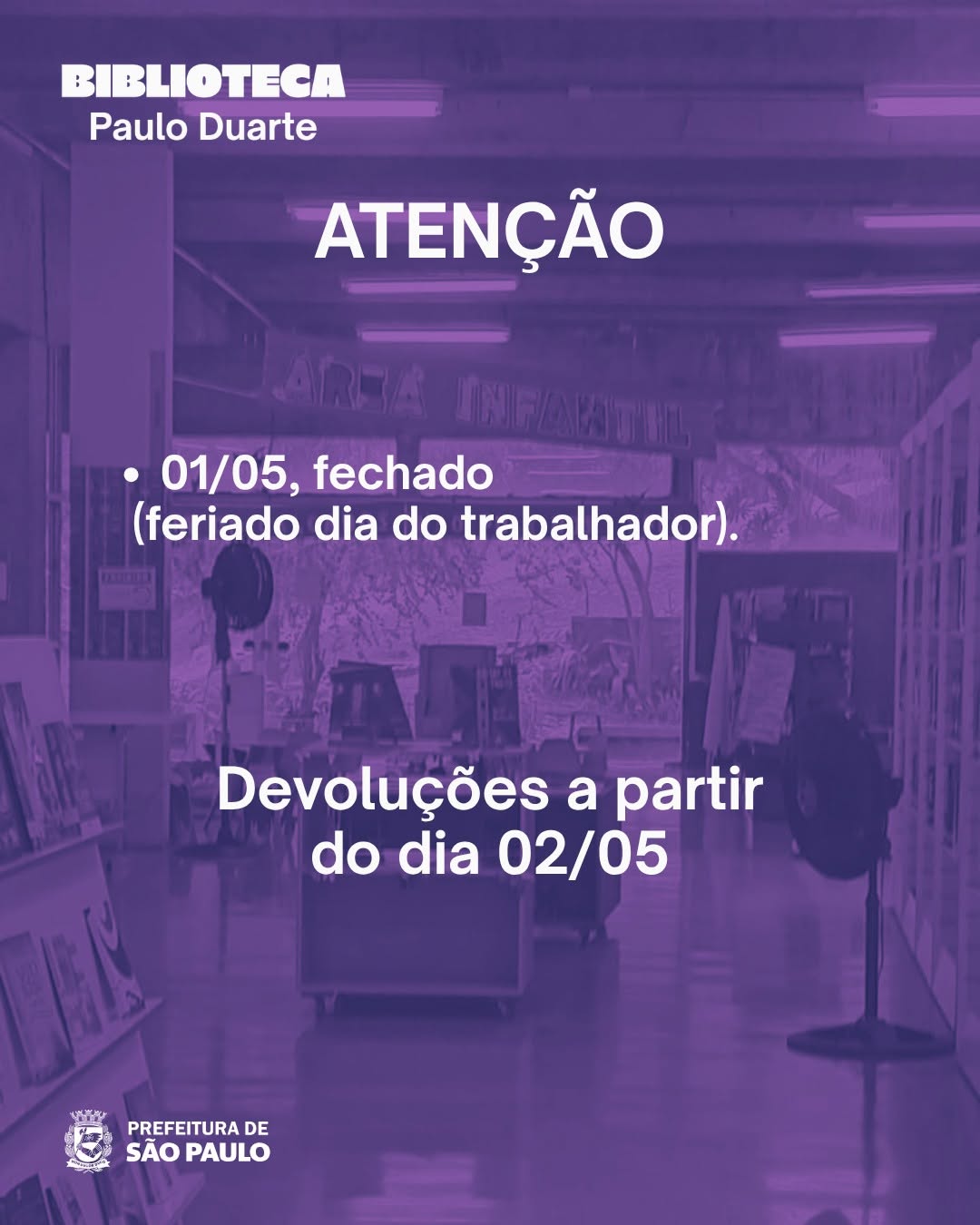 Devolução ou Renovação de Livros