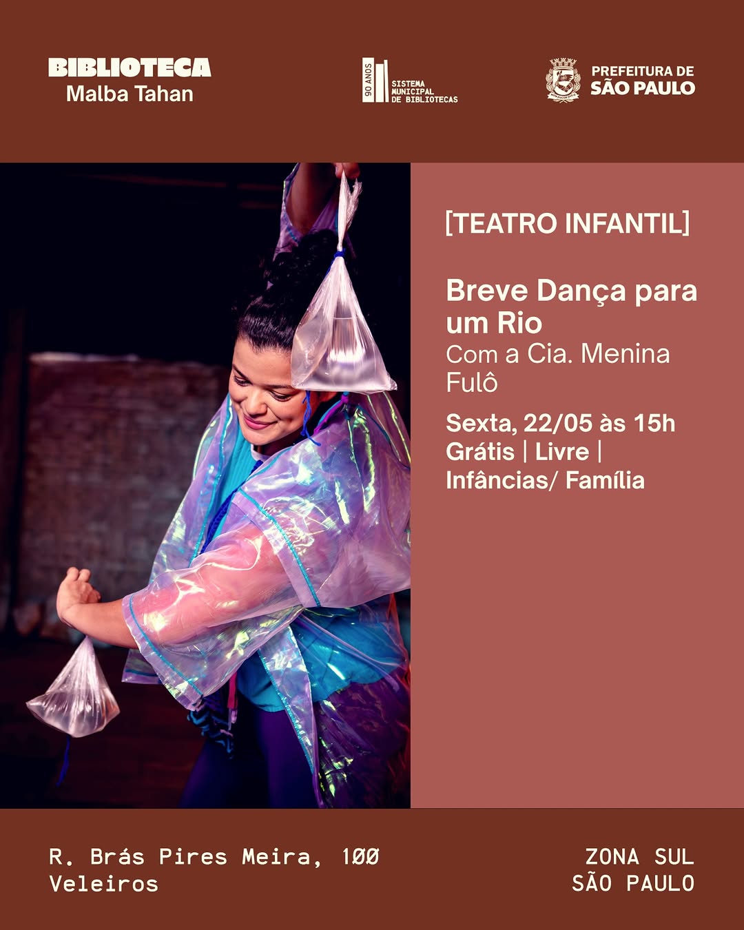 Breve dança para um rio — Biblioteca Malba Tahan, São Paulo