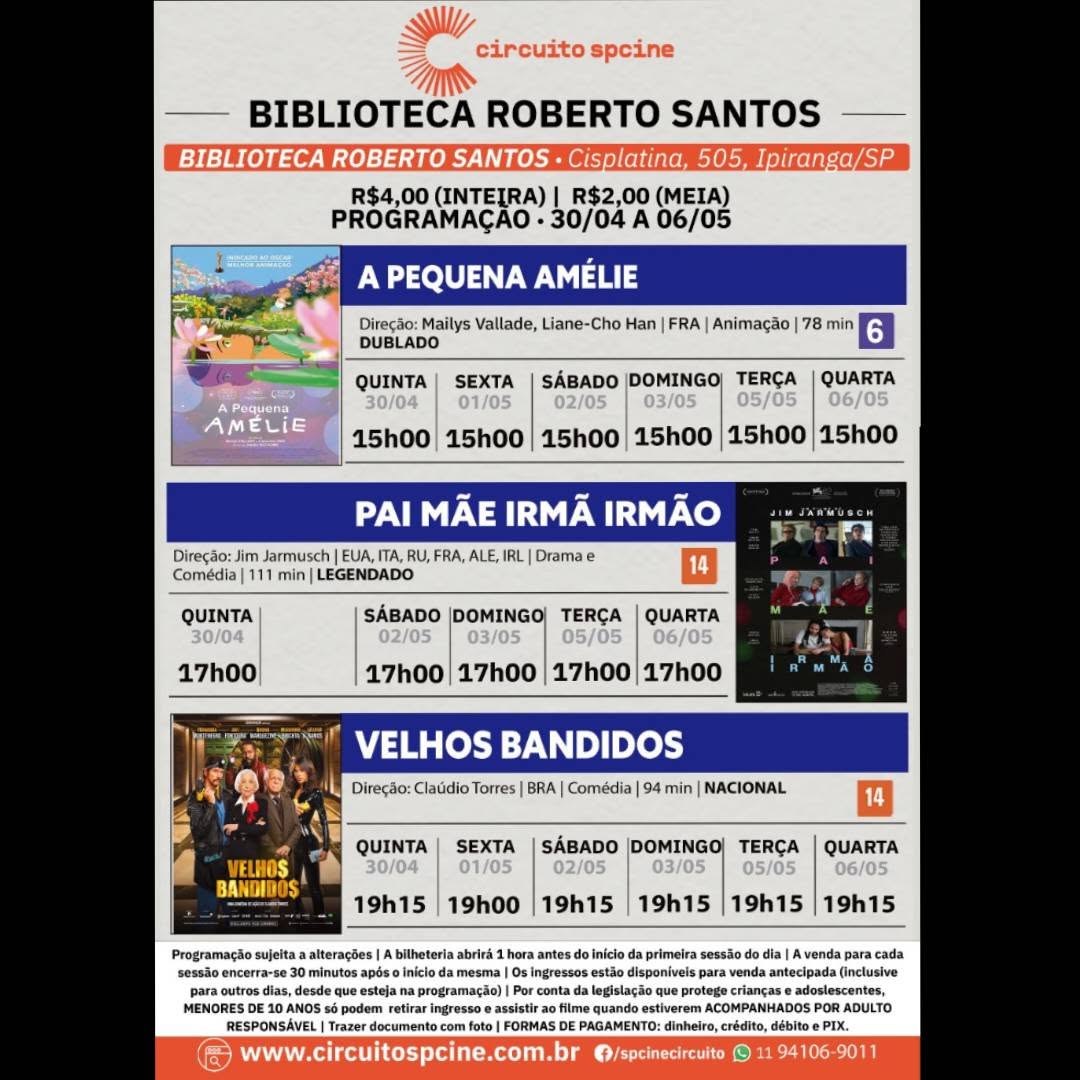 Circuito Spcine Roberto Santos