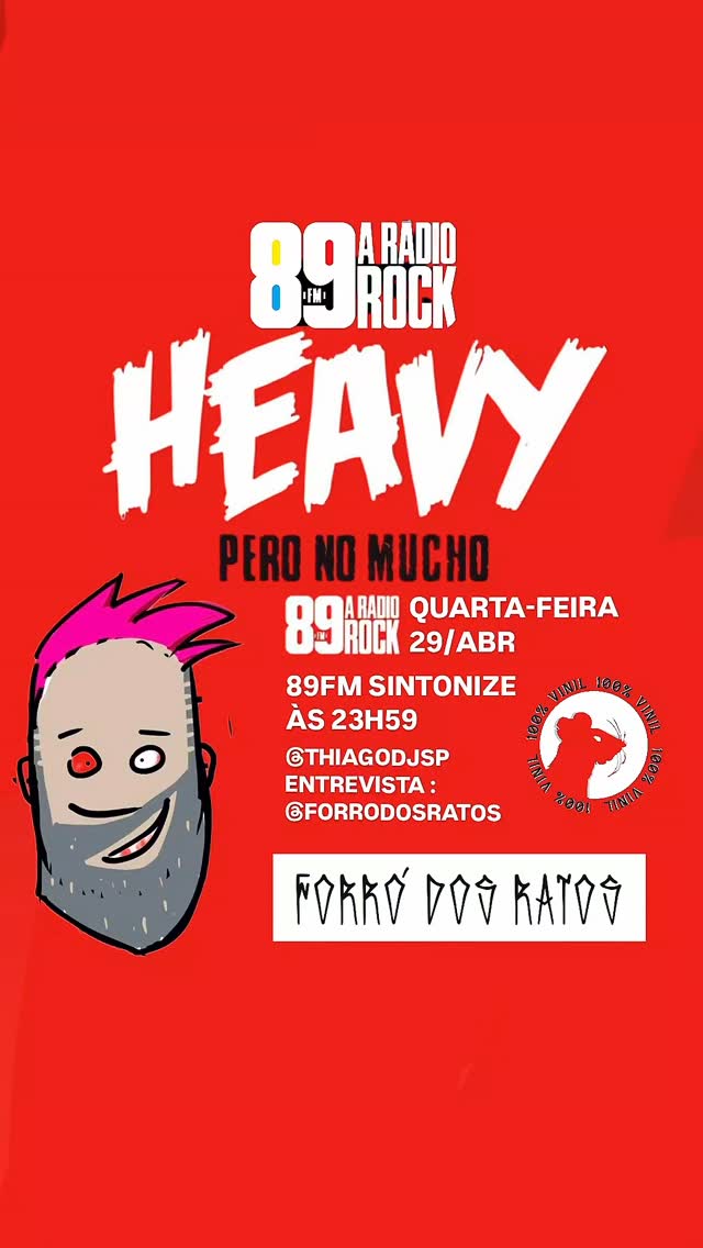 Entrevista na 89FM - Heavy Pero No Mucho