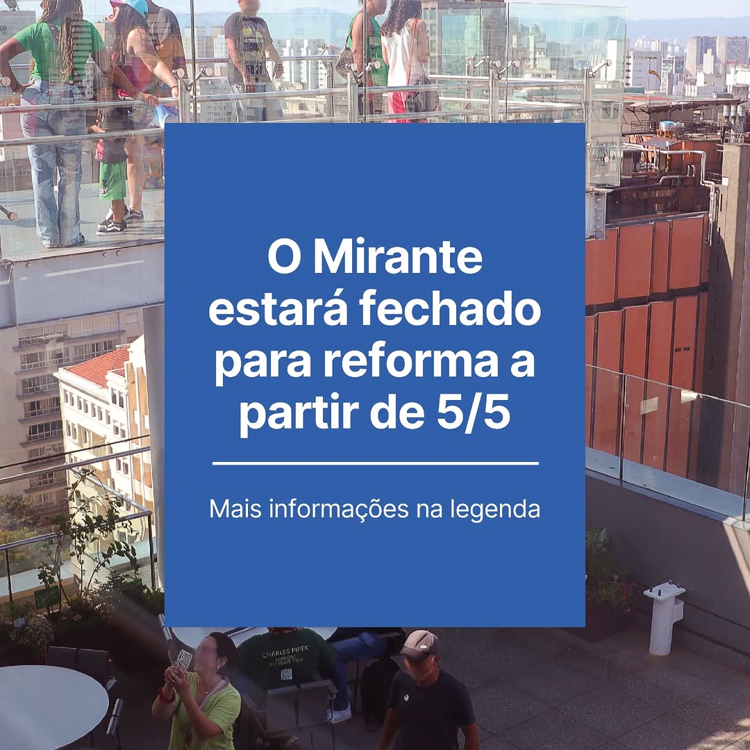 Mirante Fechado para Reforma
