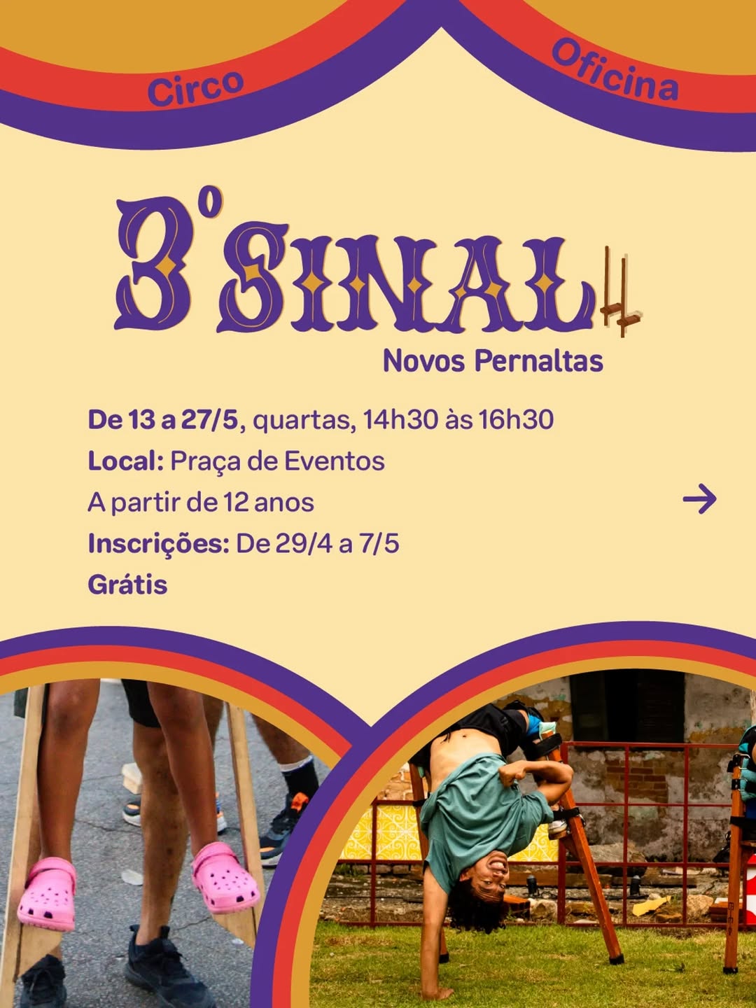 3º Sinal – Novos Pernaltas