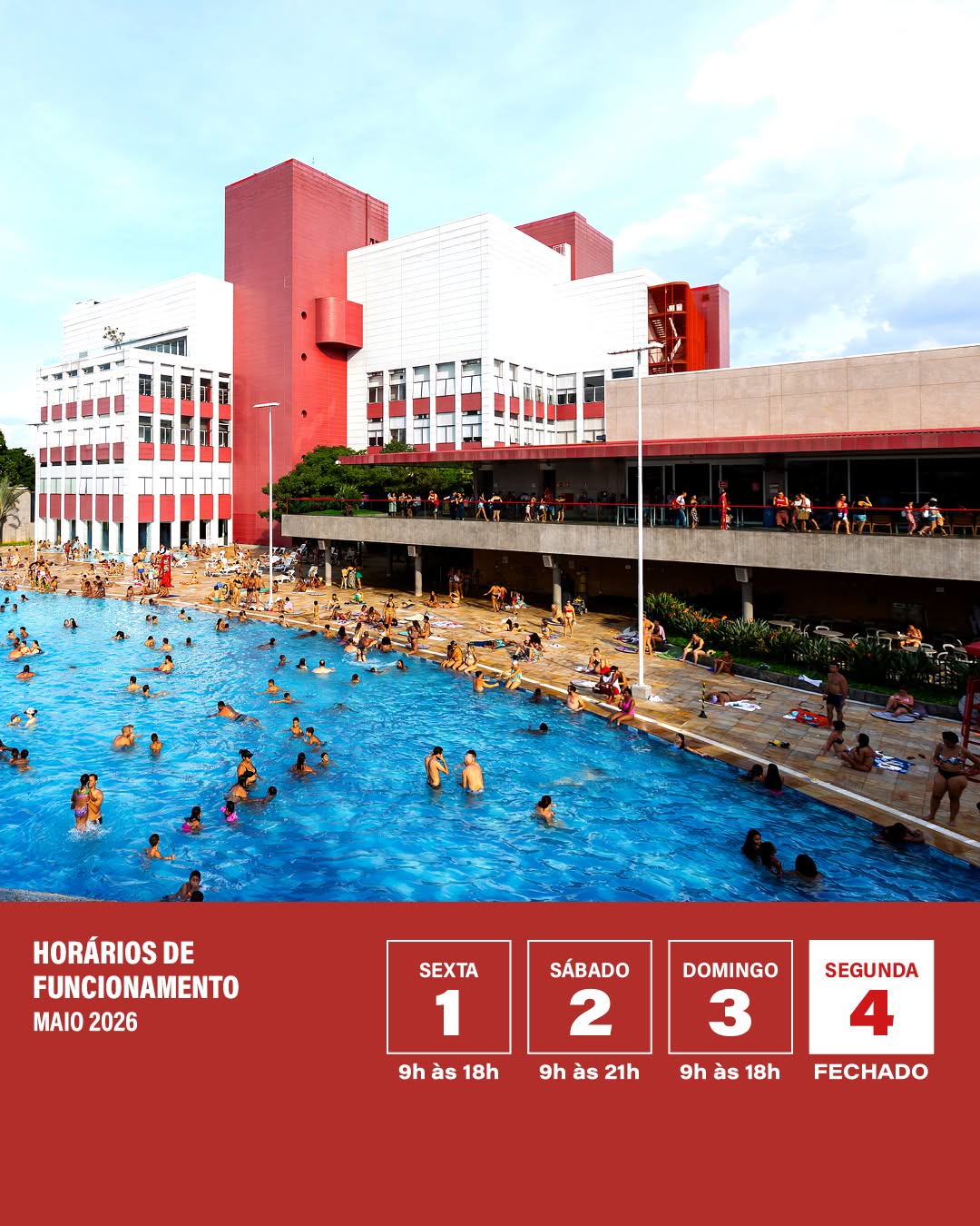 Horários de Funcionamento - 3 de maio