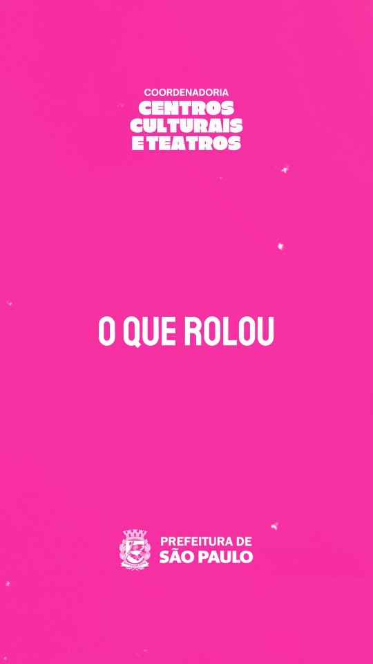 O que rolou na última semana