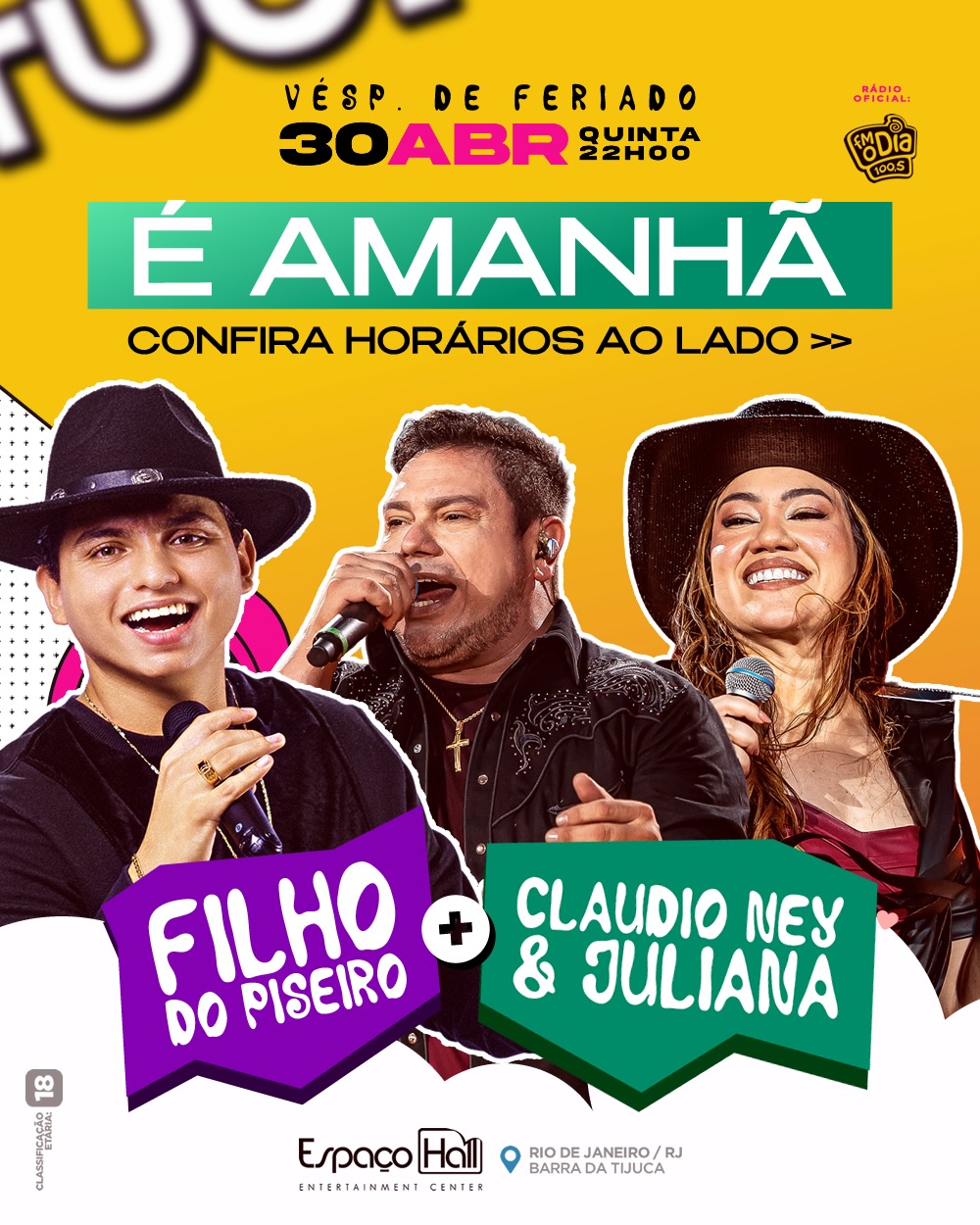 Shows de Filho do Piseiro e Claudioney & Juliana