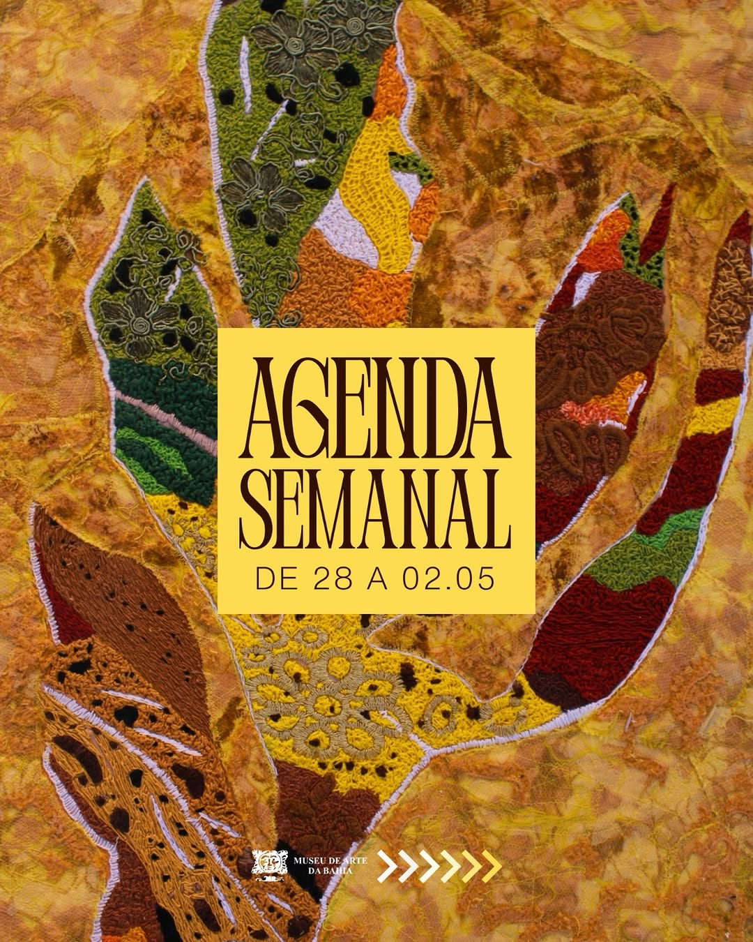 Agenda Semanal do Museu de Arte da Bahia