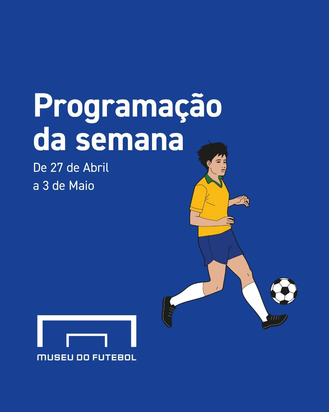 Programação especial de fim de semana no Museu do Futebol