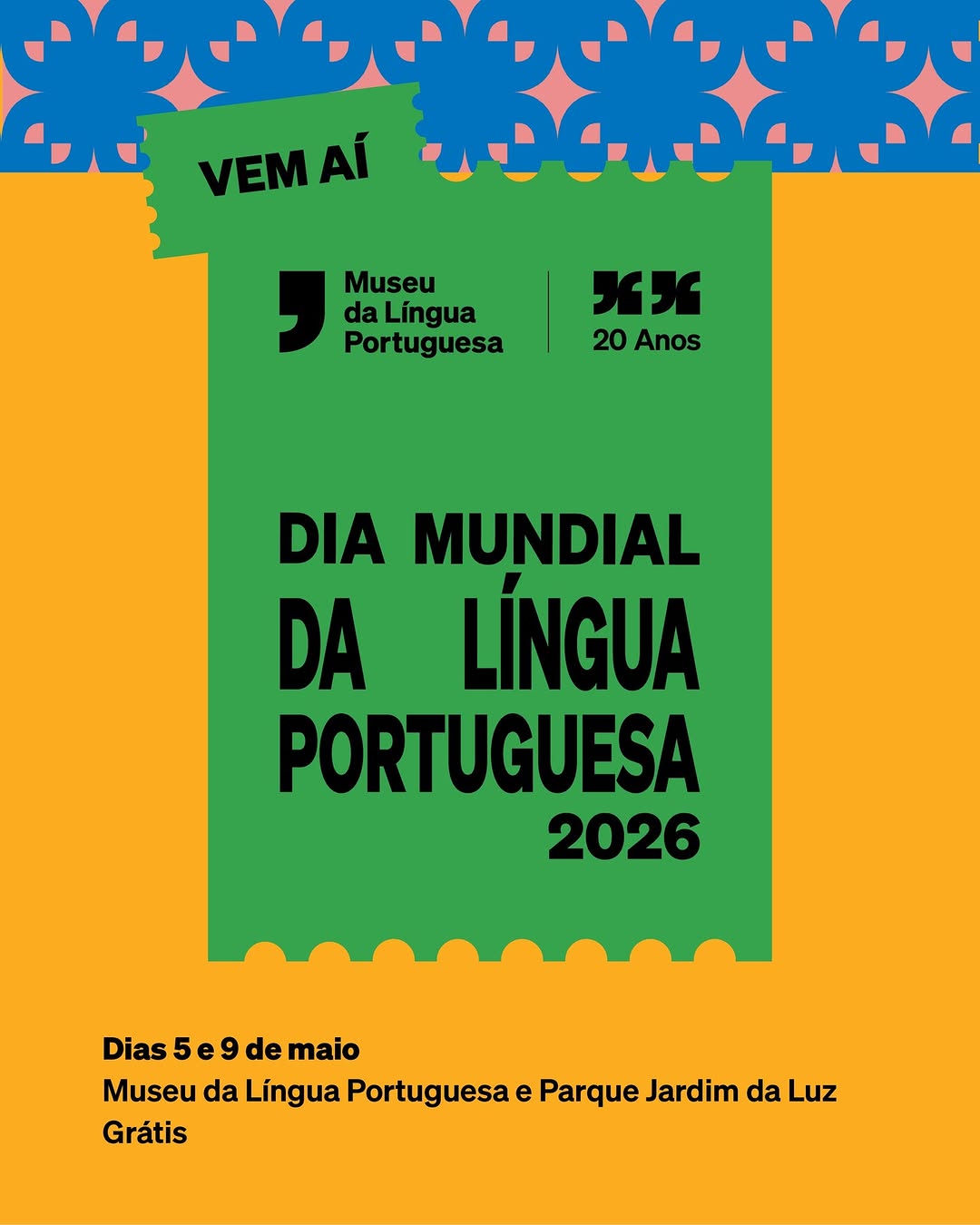 Comemorações do Dia Mundial da Língua Portuguesa