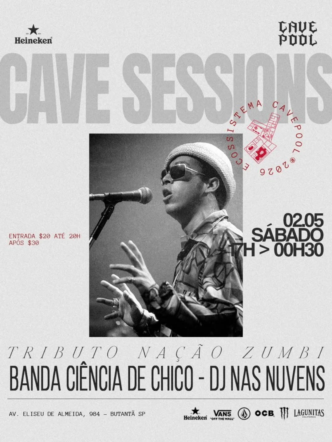 Cave Sessions - Especial Chico Science 60 anos