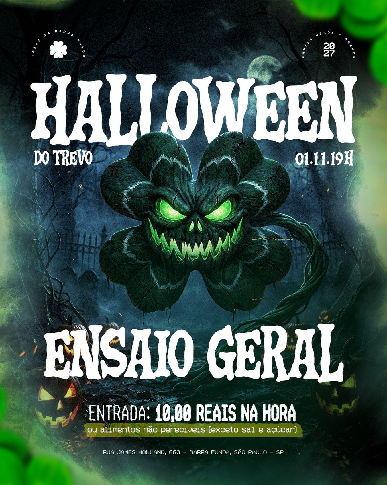 Halloween do Trevo