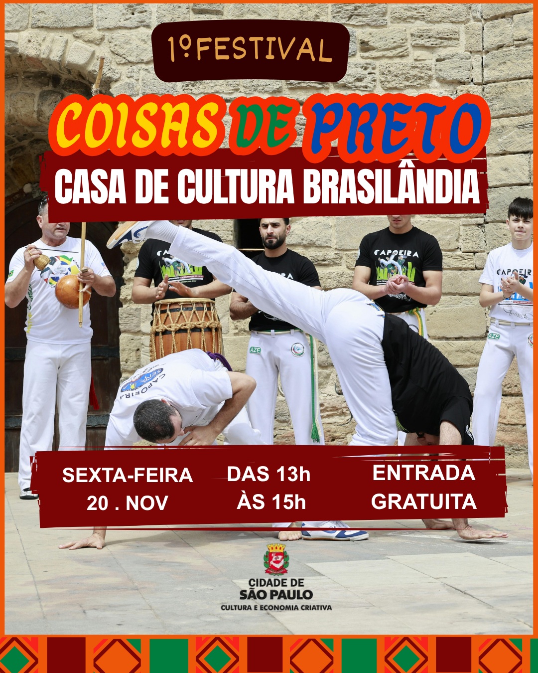 1º Festival Coisas de Preto - Roda de Capoeira