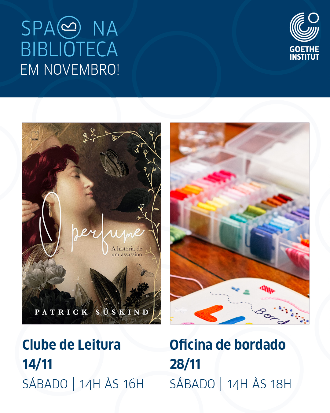 Clube de Leitura - O Perfume — Goethe-Institut São Paulo, Pinheiros, São Paulo