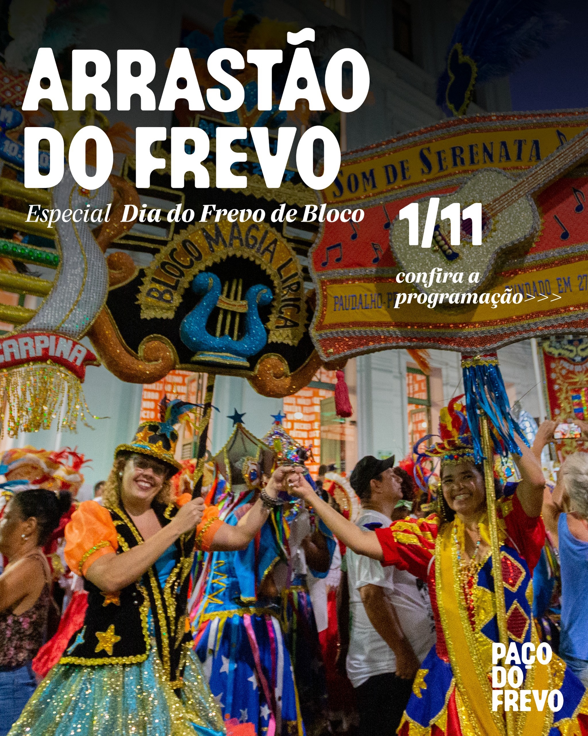 Arrastão do Frevo - Dia Nacional do Frevo de Bloco — Paço do Frevo, Recife Antigo, Recife