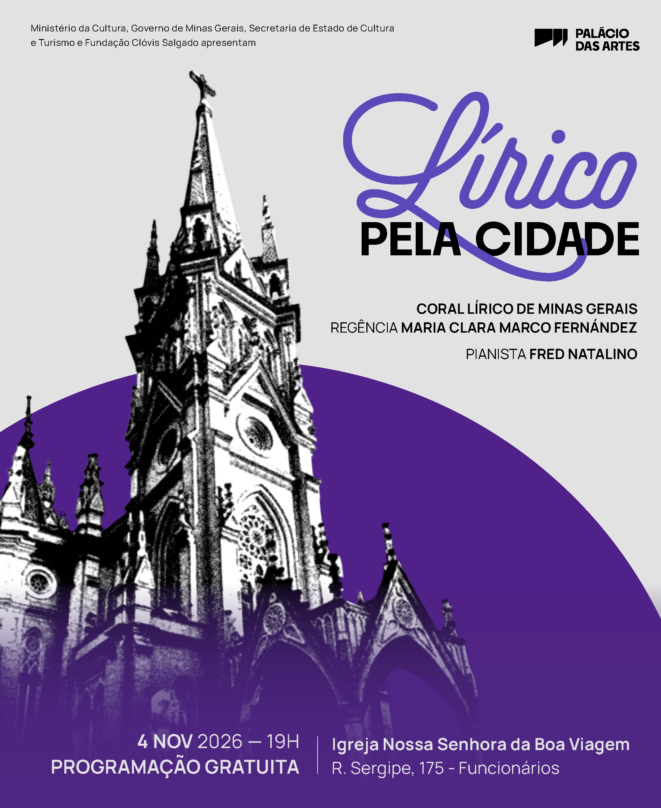 Lírico pela Cidade - Coral Lírico de Minas Gerais — Palácio das Artes, Centro, Belo Horizonte
