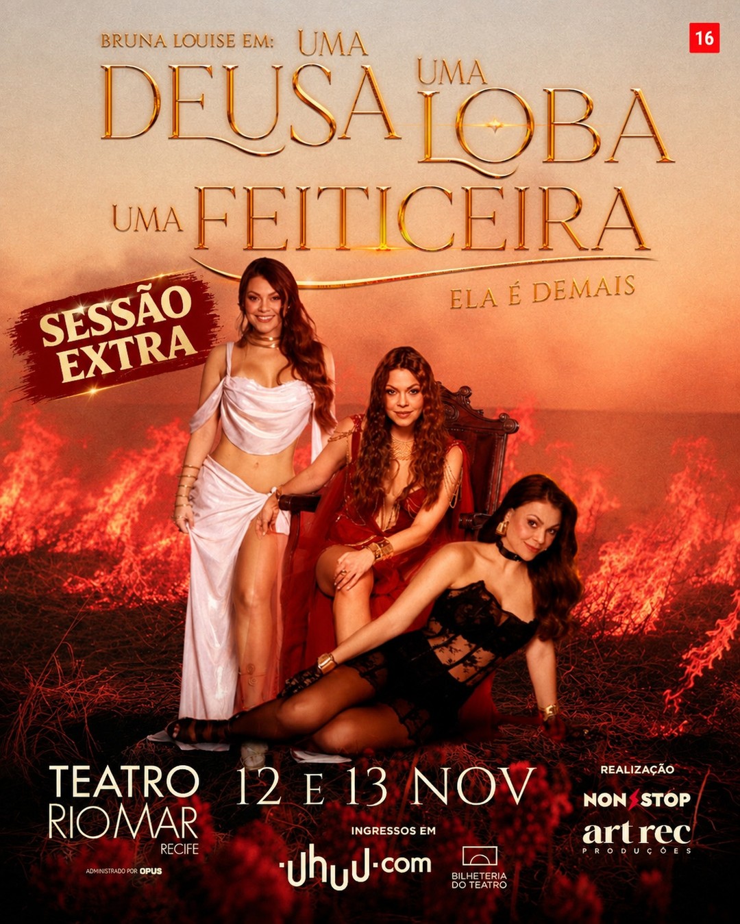 Uma Deusa, Uma Loba, Uma Feiticeira - Bruna Louise — Teatro RioMar Recife, Recife