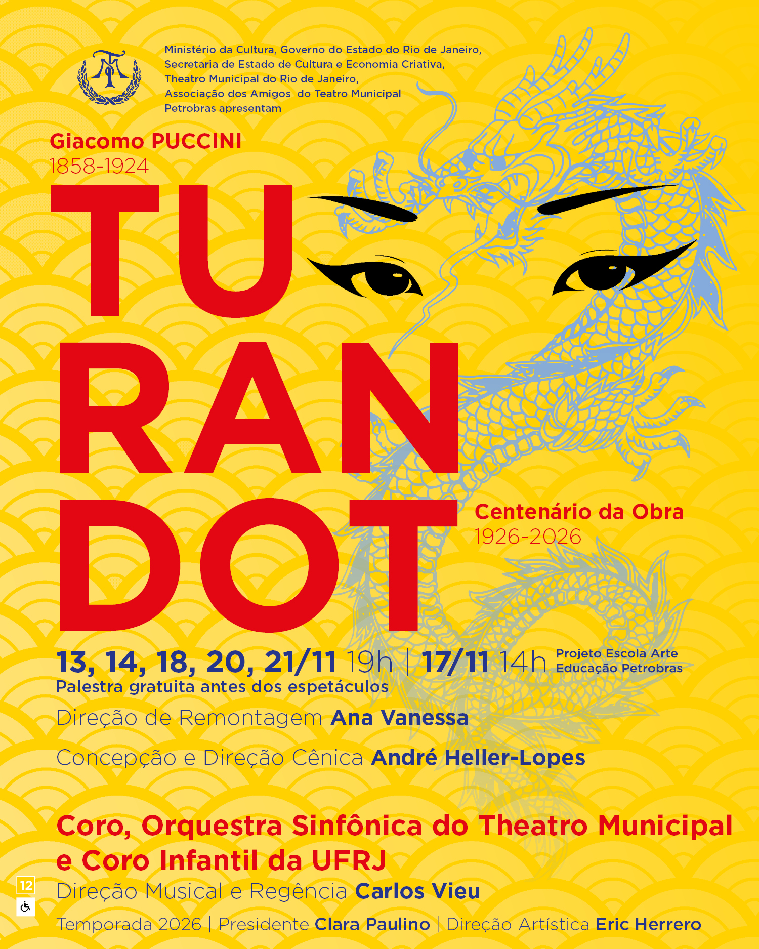 Turandot - Giacomo Puccini — Theatro Municipal do Rio de Janeiro, Centro, Rio de Janeiro