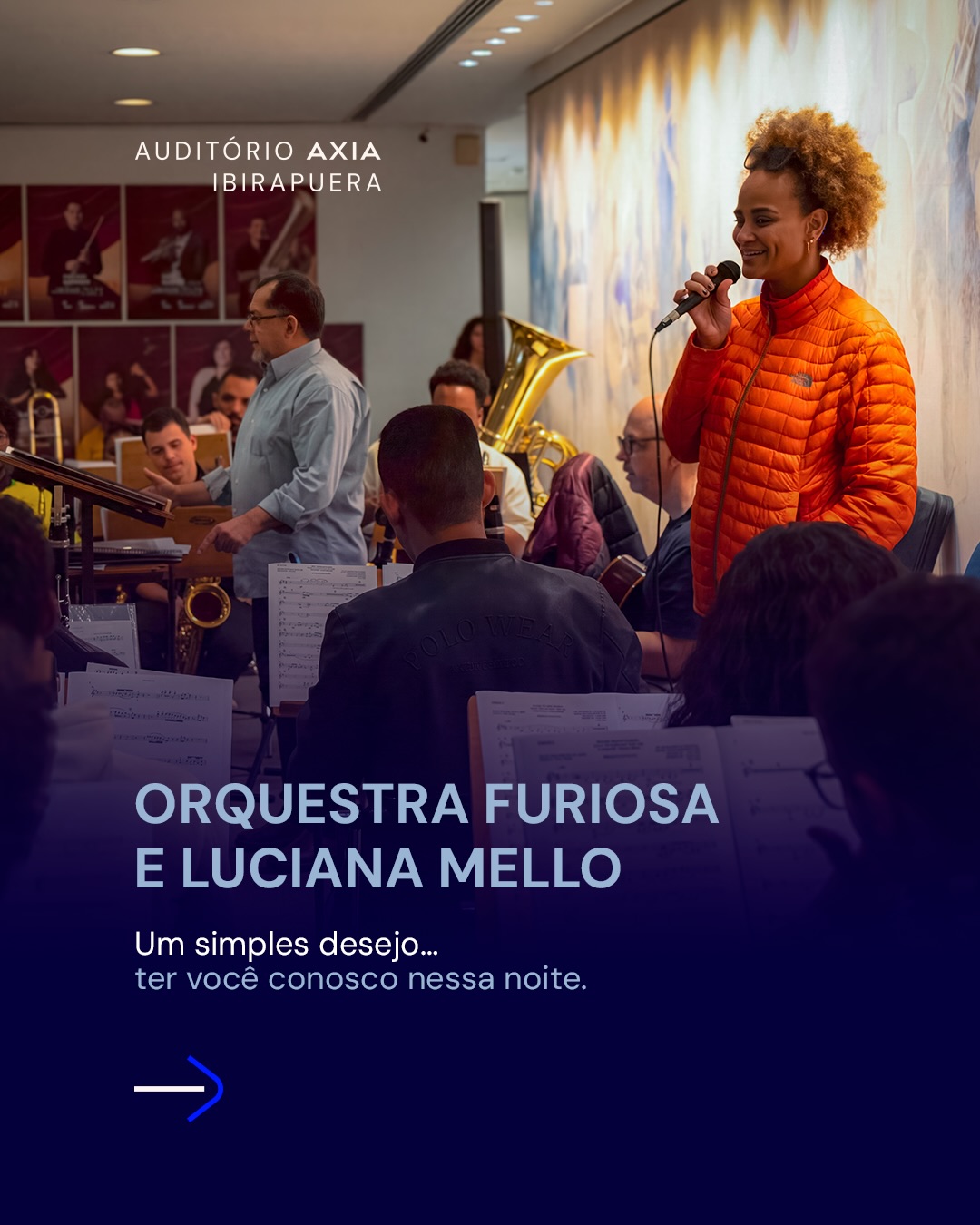 Luciana Mello com a Orquestra Furiosa — Auditório Ibirapuera, Vila Mariana, São Paulo