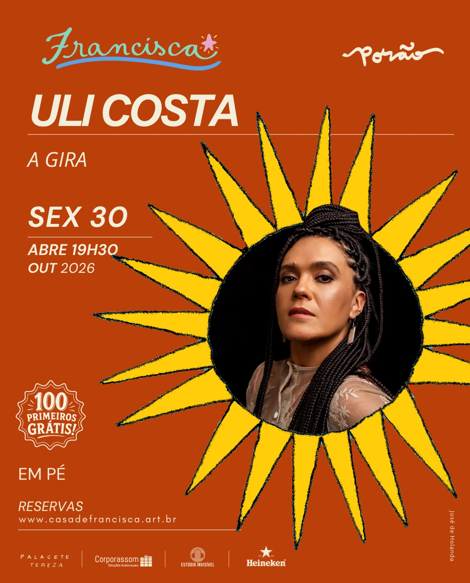 ULI COSTA apresenta A GIRA — Casa de Francisca, Consolação, São Paulo
