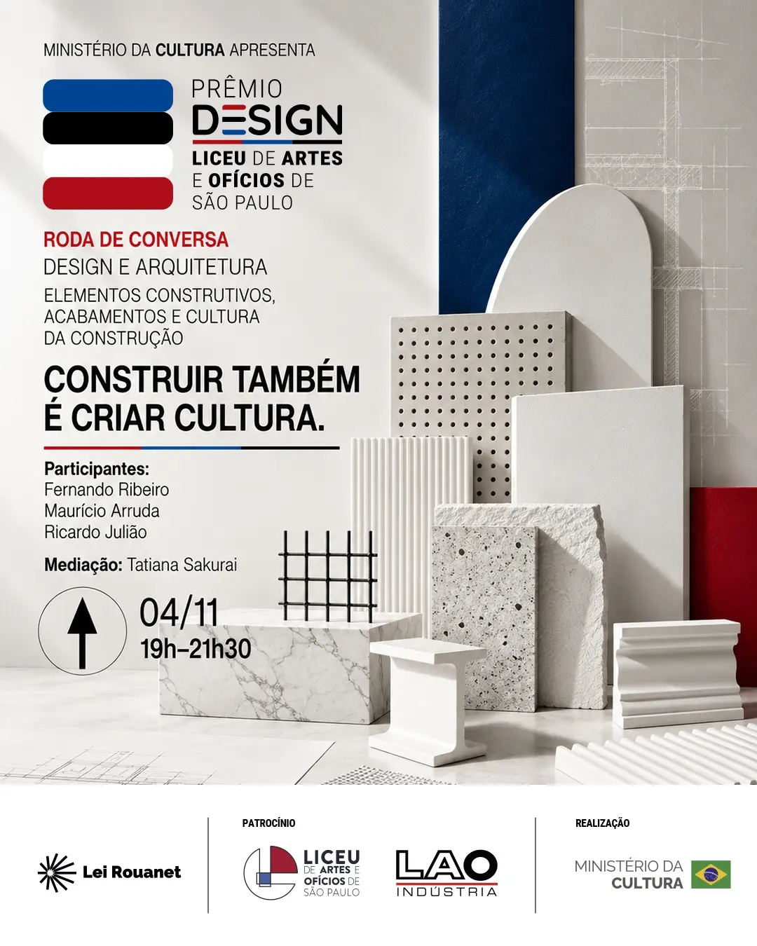 Roda de Conversa do Prêmio Design Liceu — CCLAO - Centro Cultural Liceu, Bom Retiro, São Paulo