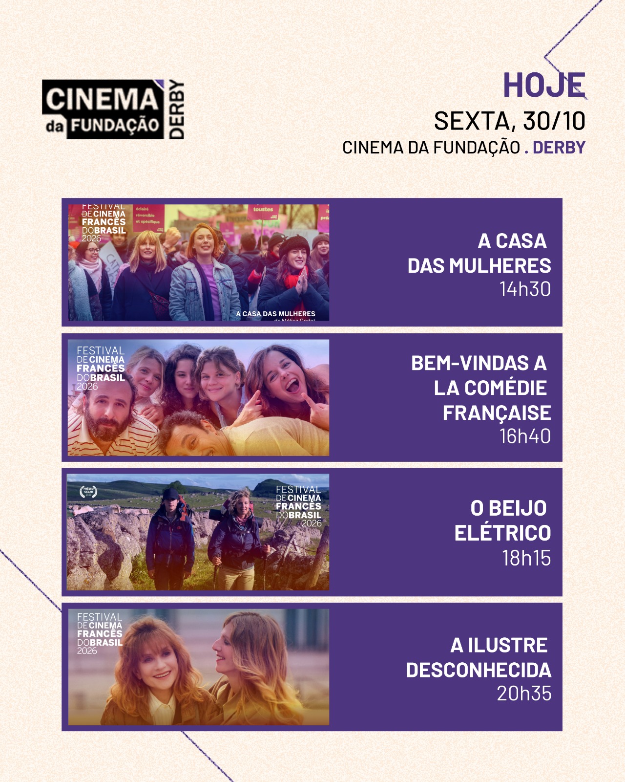 FestCine Francês BR - Sessão Sexta-feira — Cinema da Fundação (Derby), Recife