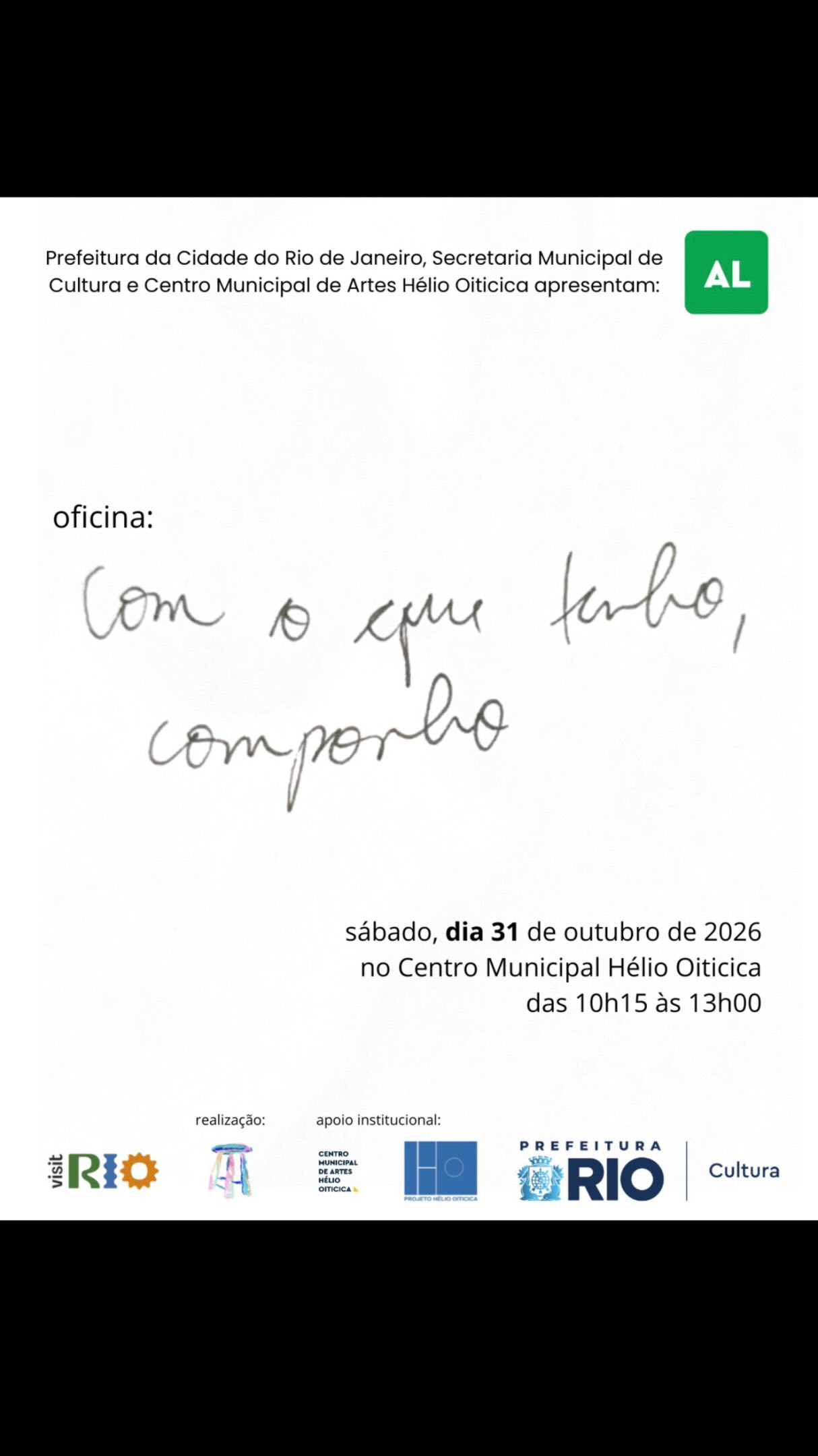 com o que tenho, componho