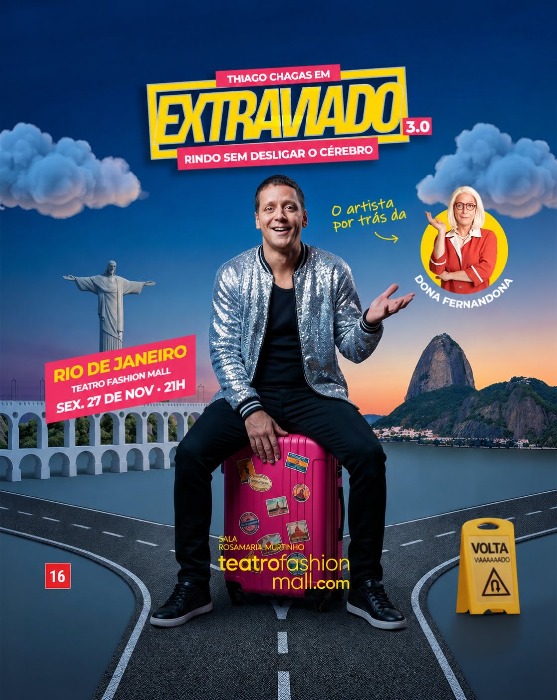 Extraviado 3.0 — Teatro Fashion Mall, Rio de Janeiro
