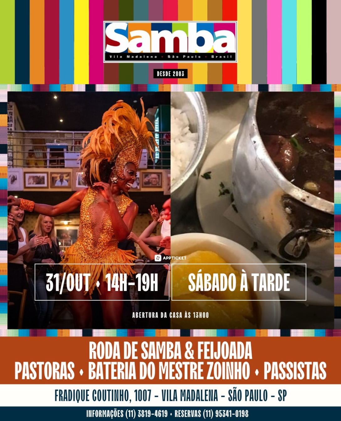 Sábado à Tarde - Roda de Samba com Grupo Samba Baroficial — Bar Samba, Pinheiros, São Paulo