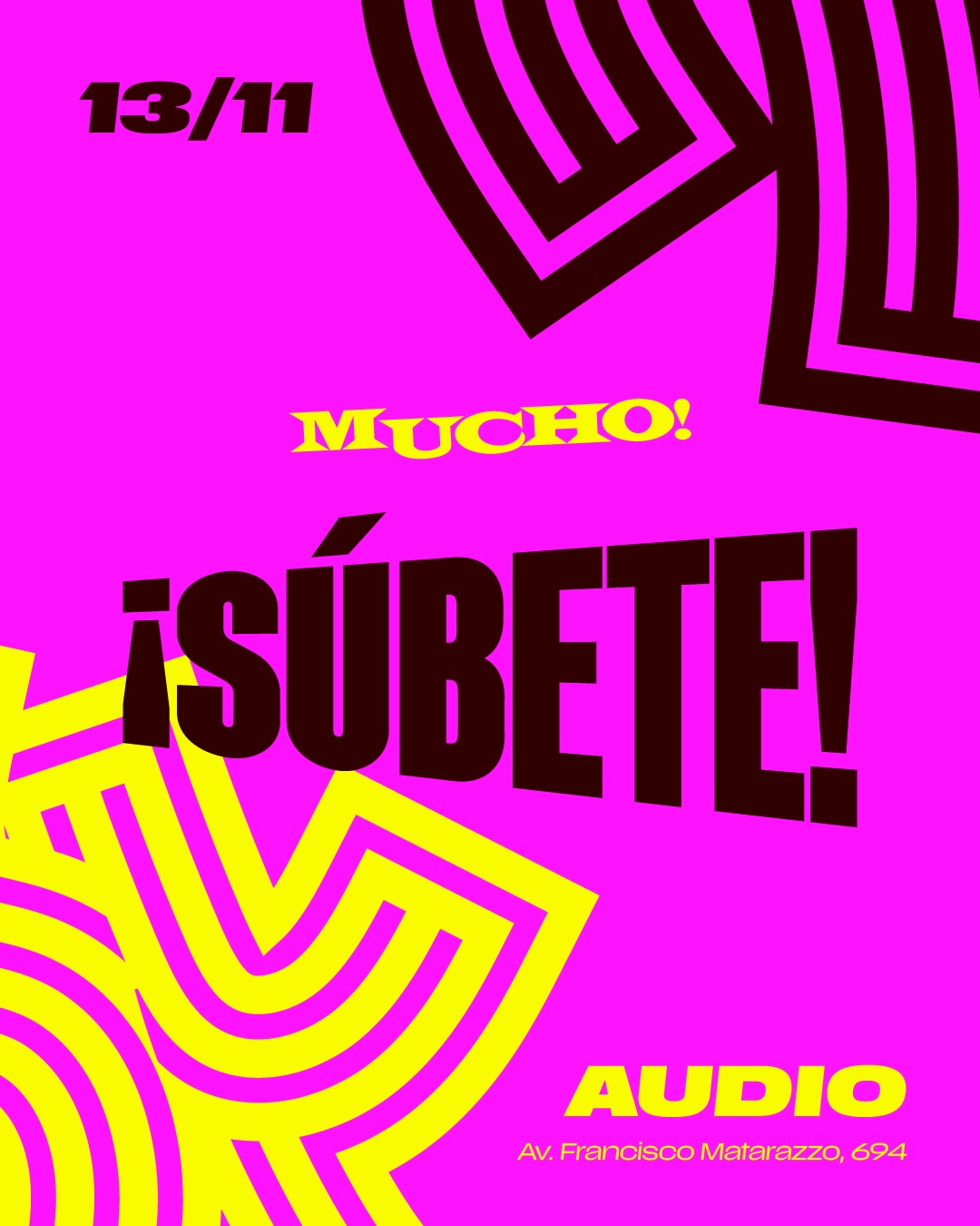 ¡SÚBETE! 13/11