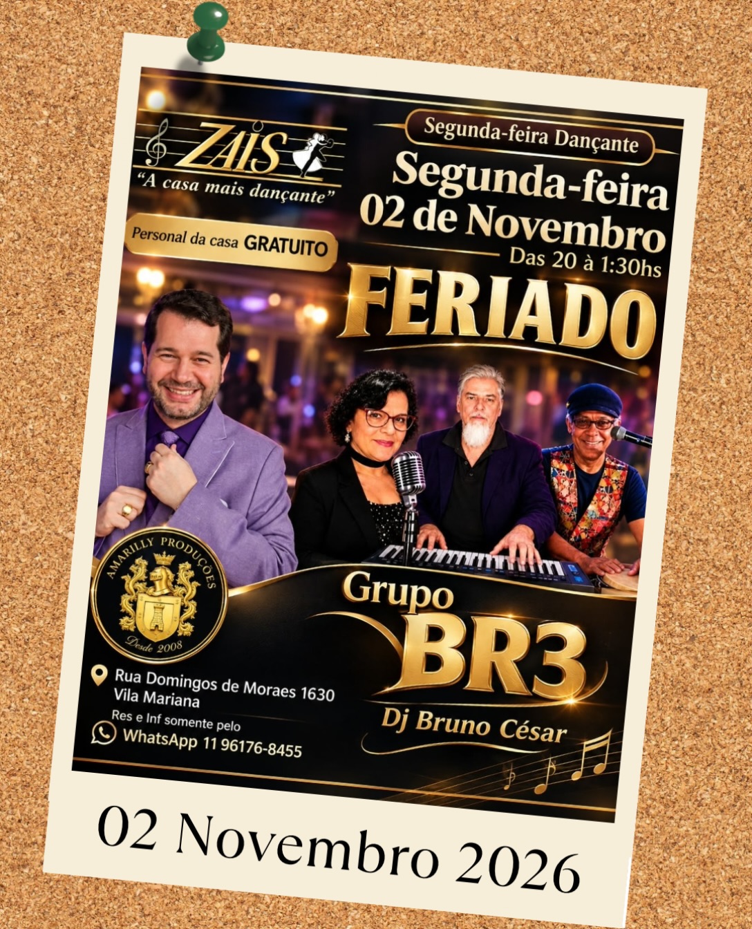 Segunda-Feira Dançante – Feriado — Zais - A casa mais dançante de São Paulo, Vila Mariana, São Paulo