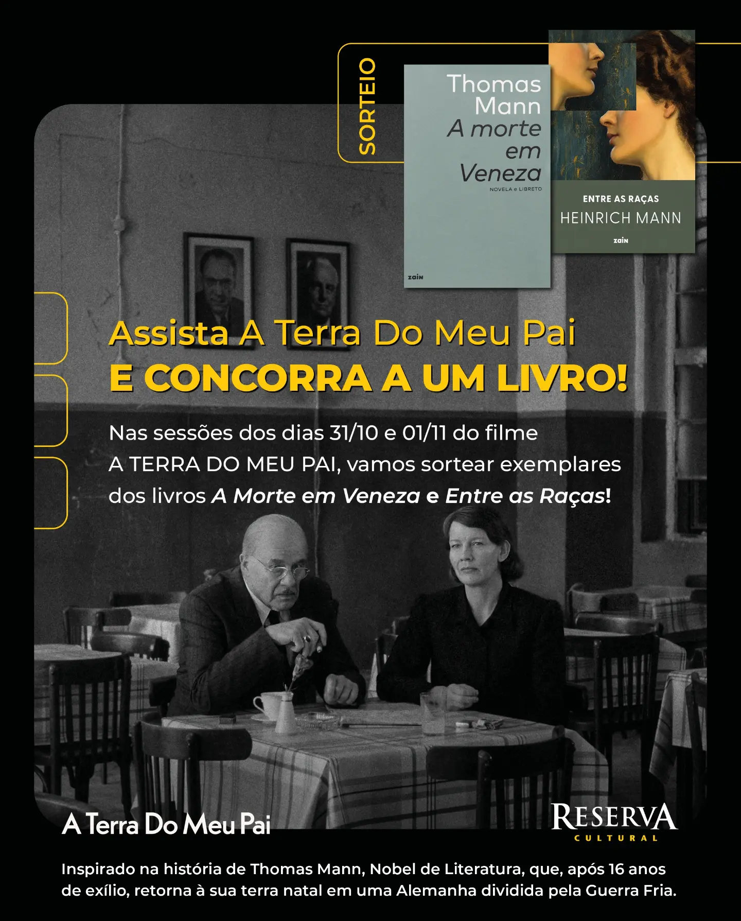 A Terra Do Meu Pai - Sessão com Sorteio de Livros