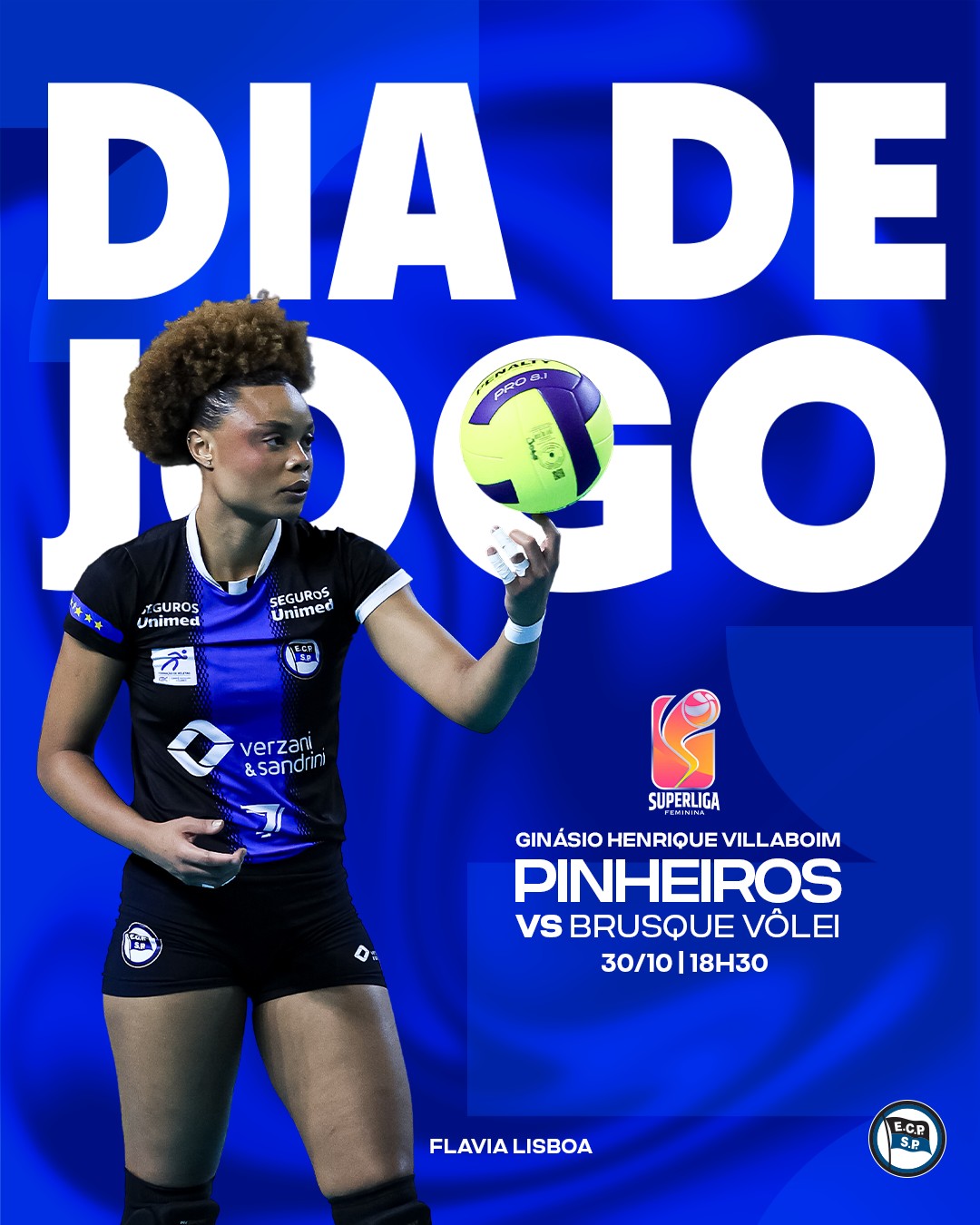 Superliga Feminina de Vôlei - Pinheiros x Brusque Vôlei — Esporte Clube Pinheiros, Pinheiros, São Paulo