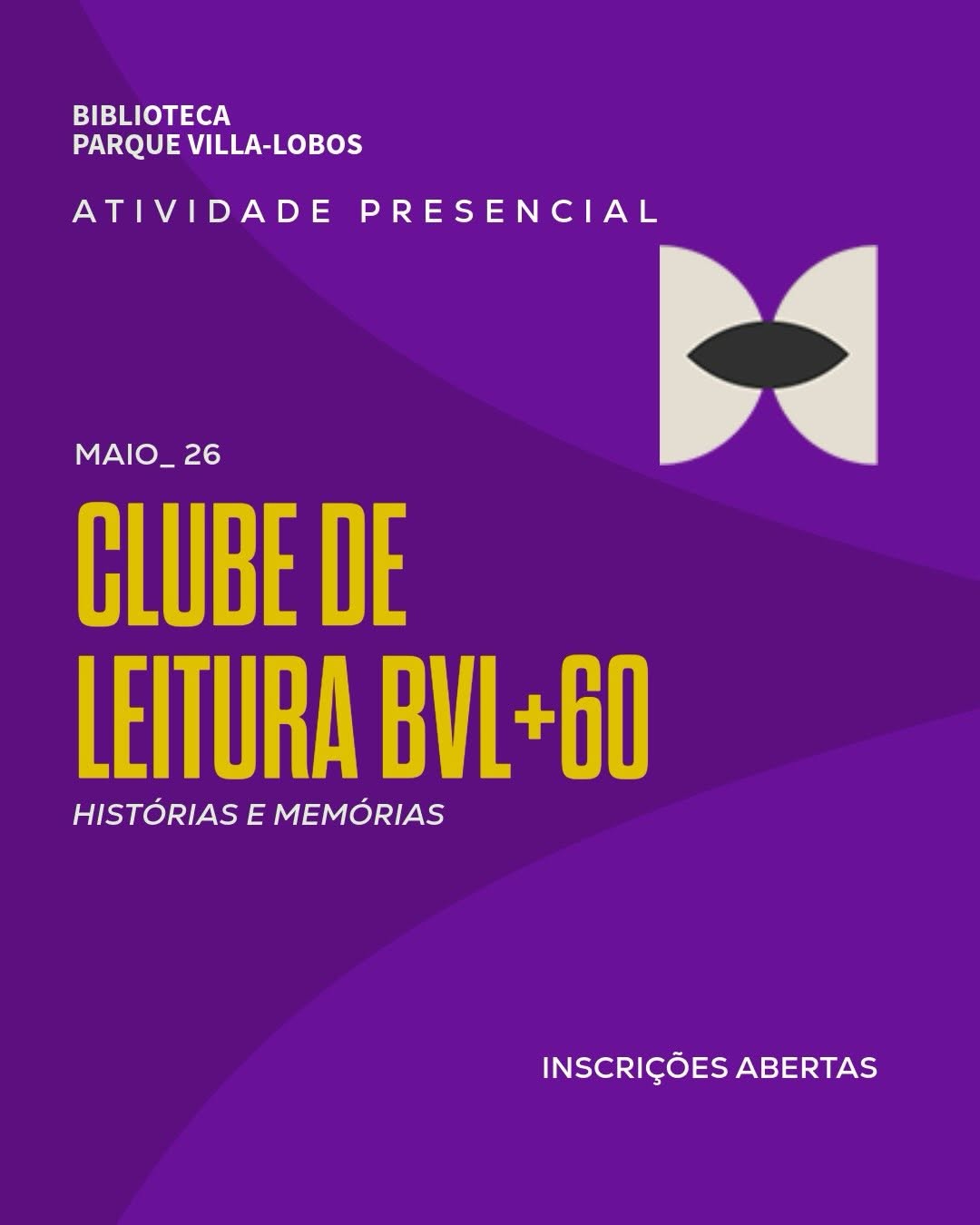 Clube de leitura BVL+60: A hipótese humana — Biblioteca Parque Villa-Lobos, Alto de Pinheiros, São Paulo
