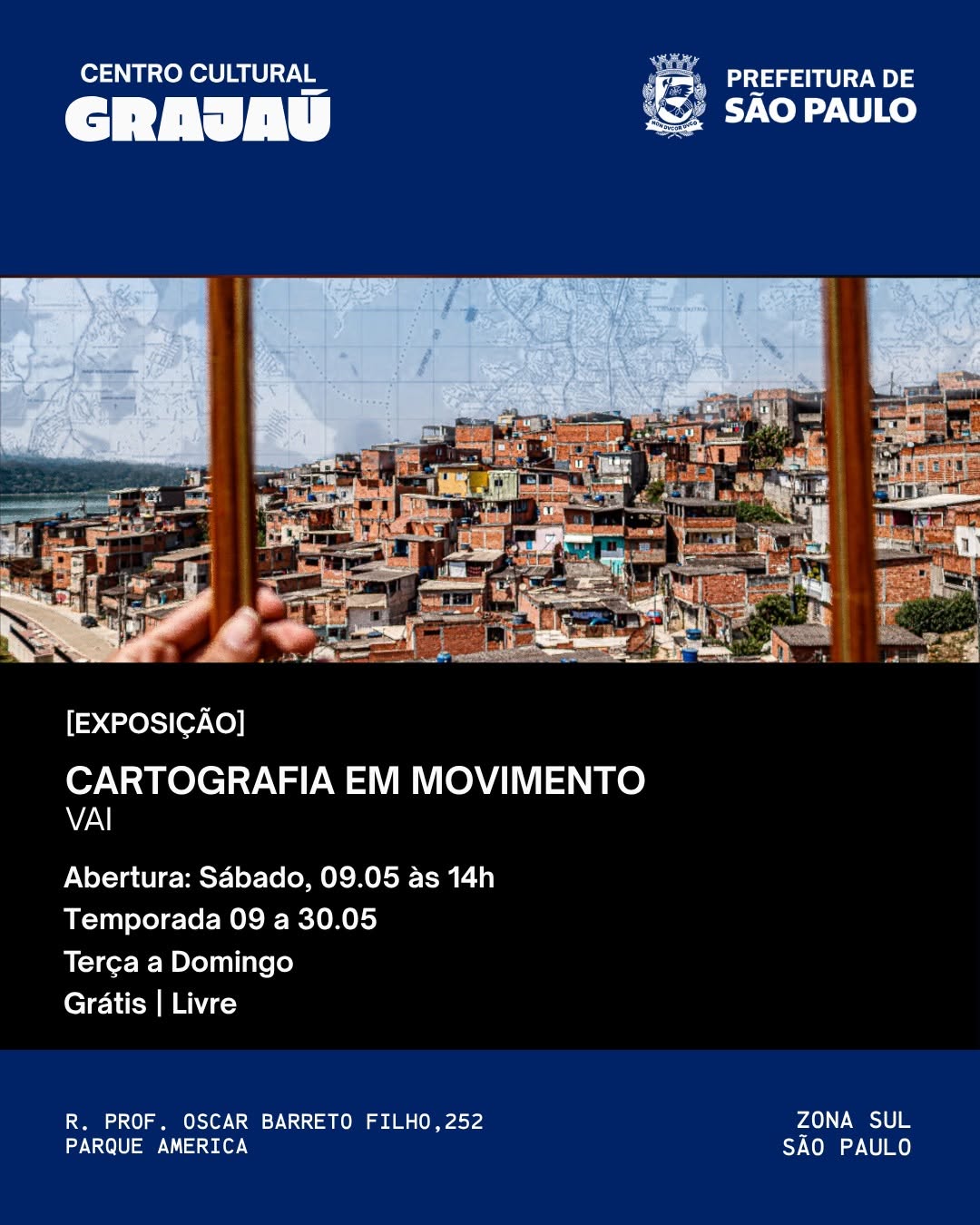 Exposição fotográfica 'Cartografia em Movimento' - Visitação — Centro Cultural Grajaú, Grajaú, São Paulo