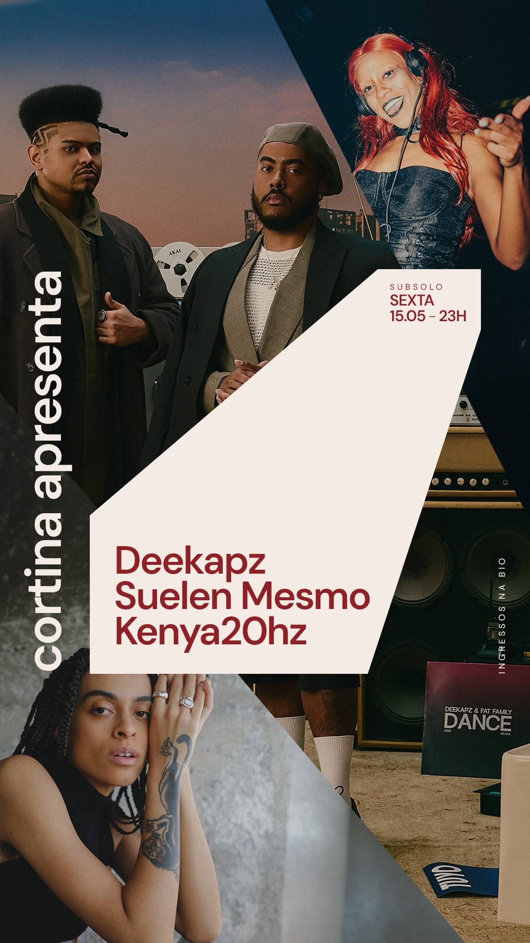 Semana de Reinauguração - Sexta com Deekapz, Suelenmesmo e Kenya20hz