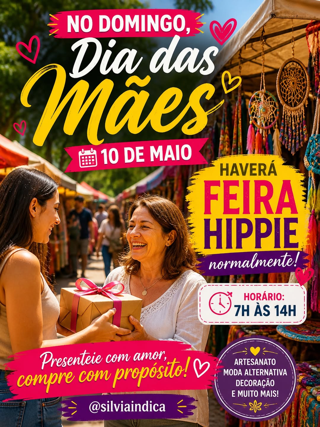 Feira Hippie BH - Dia das Mães