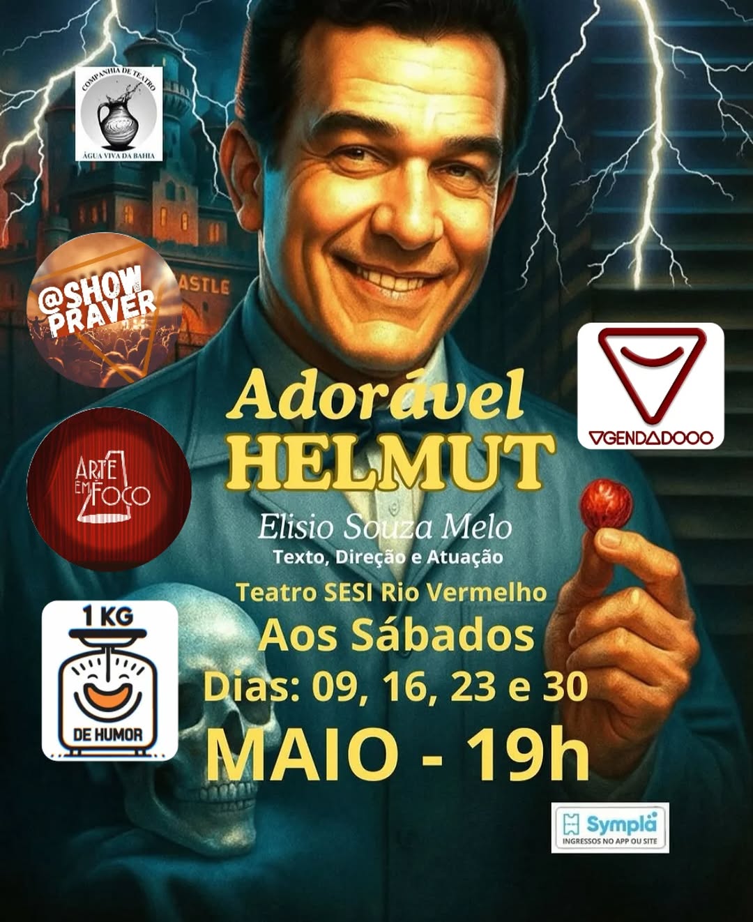 ADORÁVEL HELMUT com @elisiosouzamelo