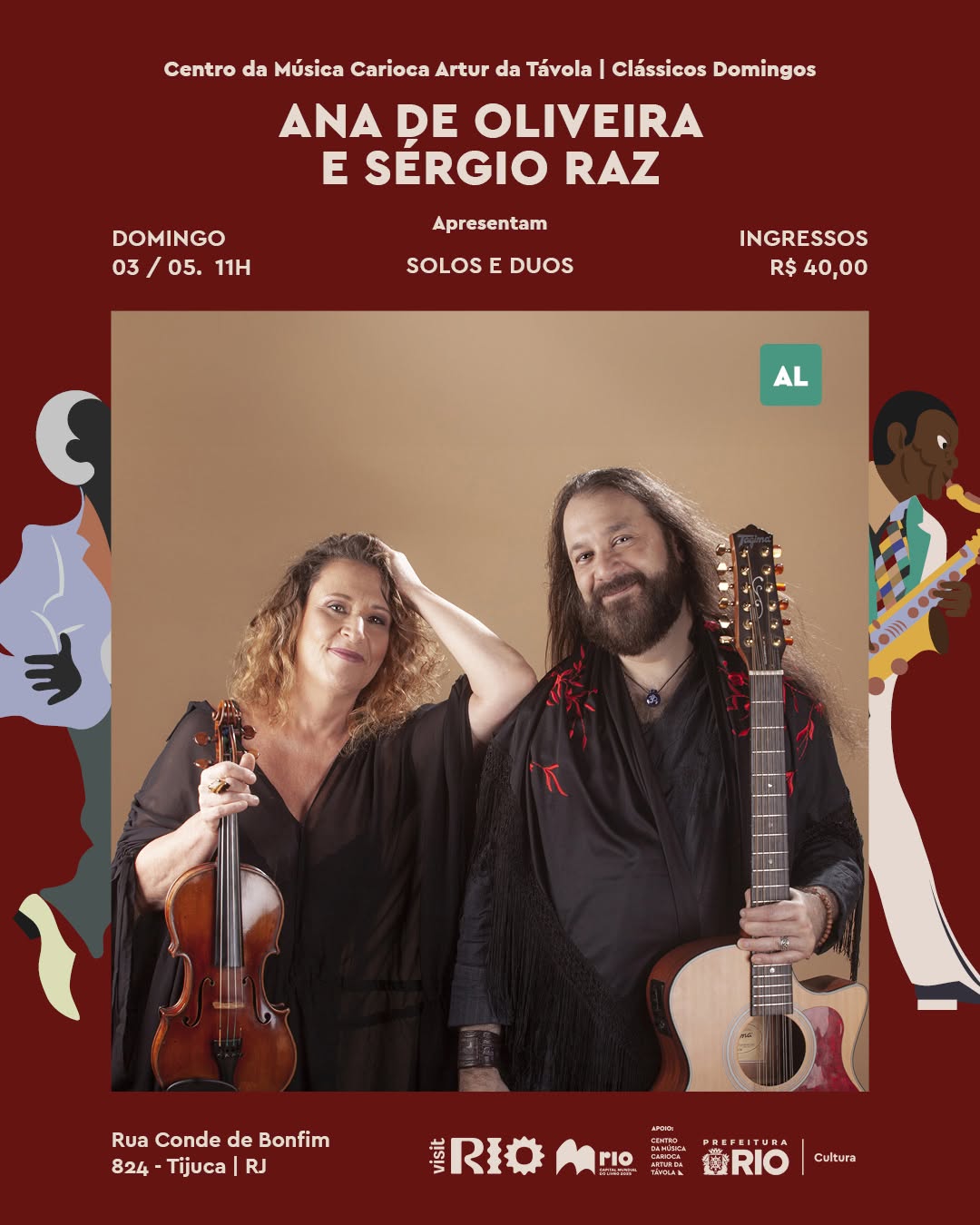 Recital de Ana de Oliveira e Sérgio Raz