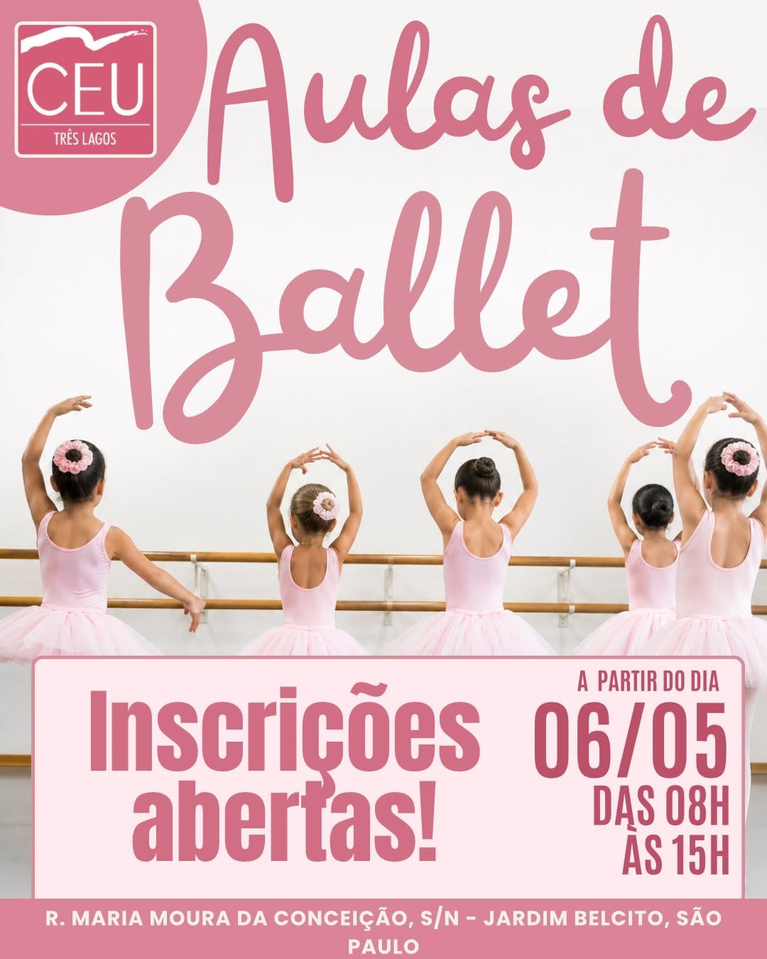 Aulas de Ballet no CEU