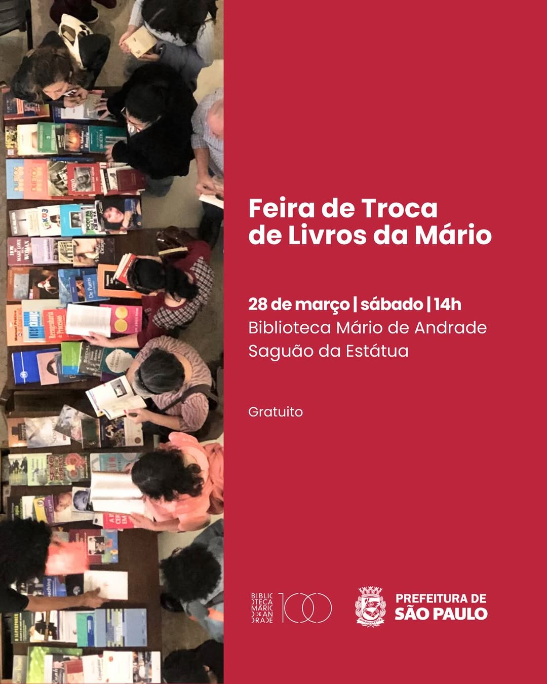 Feira de Troca de Livros da Mário