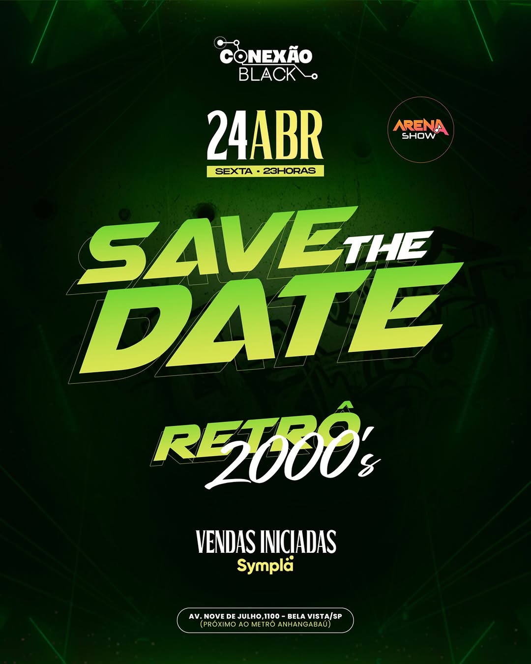 Baile Black Especial Retrô 2000’s Viagem no Tempo