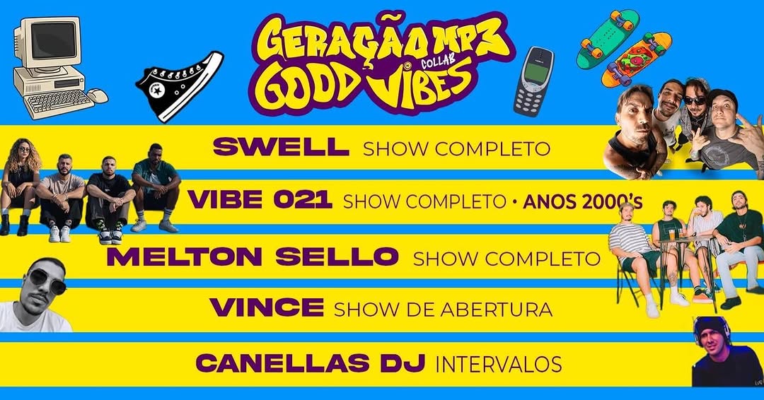 Geração MP3 Good Vibes: O Reencontro do Rio Core! — Areninha Carioca Gilberto Gil, Realengo, Rio de Janeiro