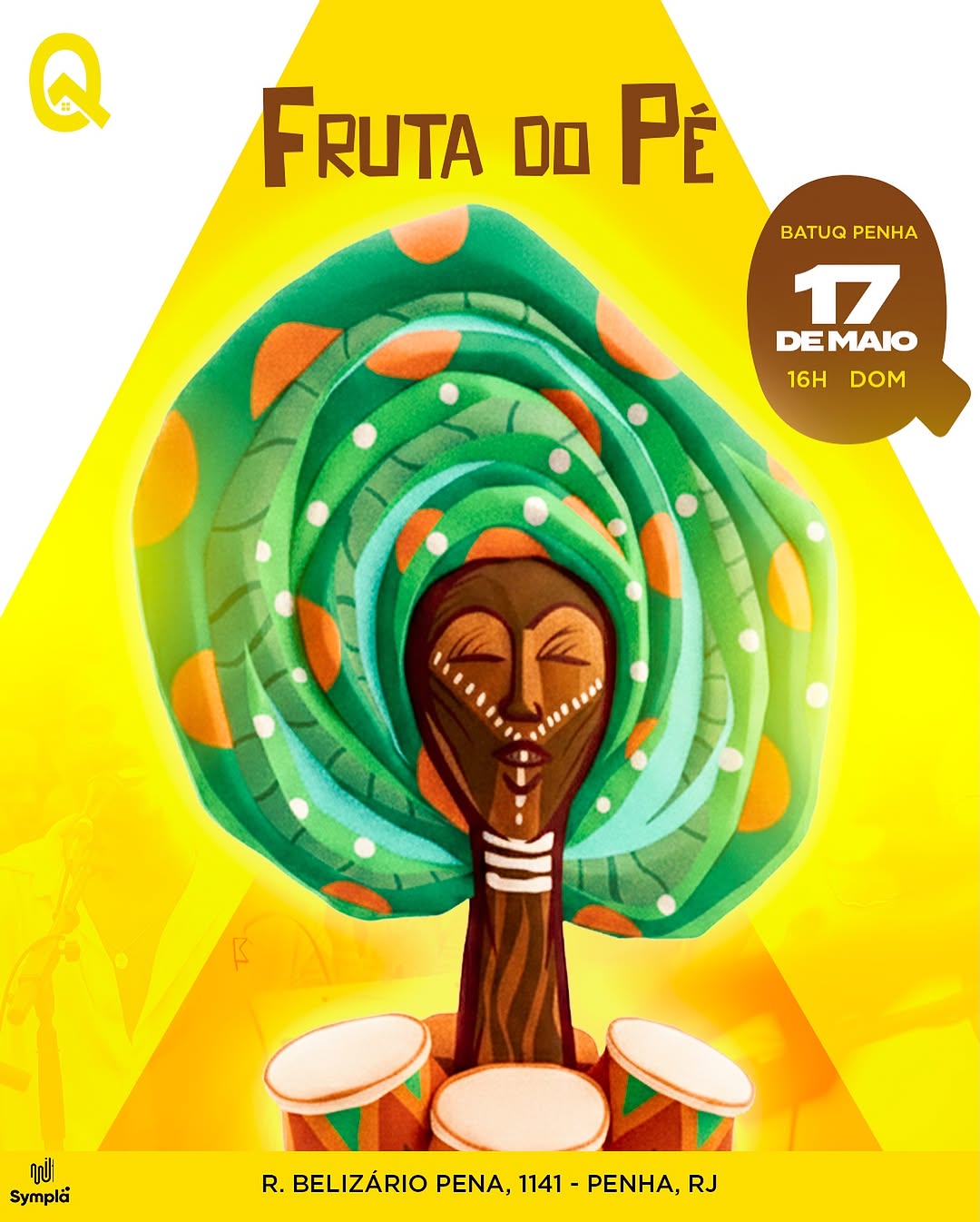 Fruta do Pé na Casinha Amarela — BATUQ, Rio de Janeiro
