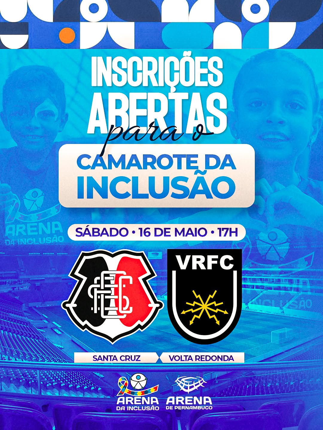 Camarote da Inclusão - Santa Cruz x Volta Redonda — Arena de Pernambuco, São Lourenço da Mata, Recife