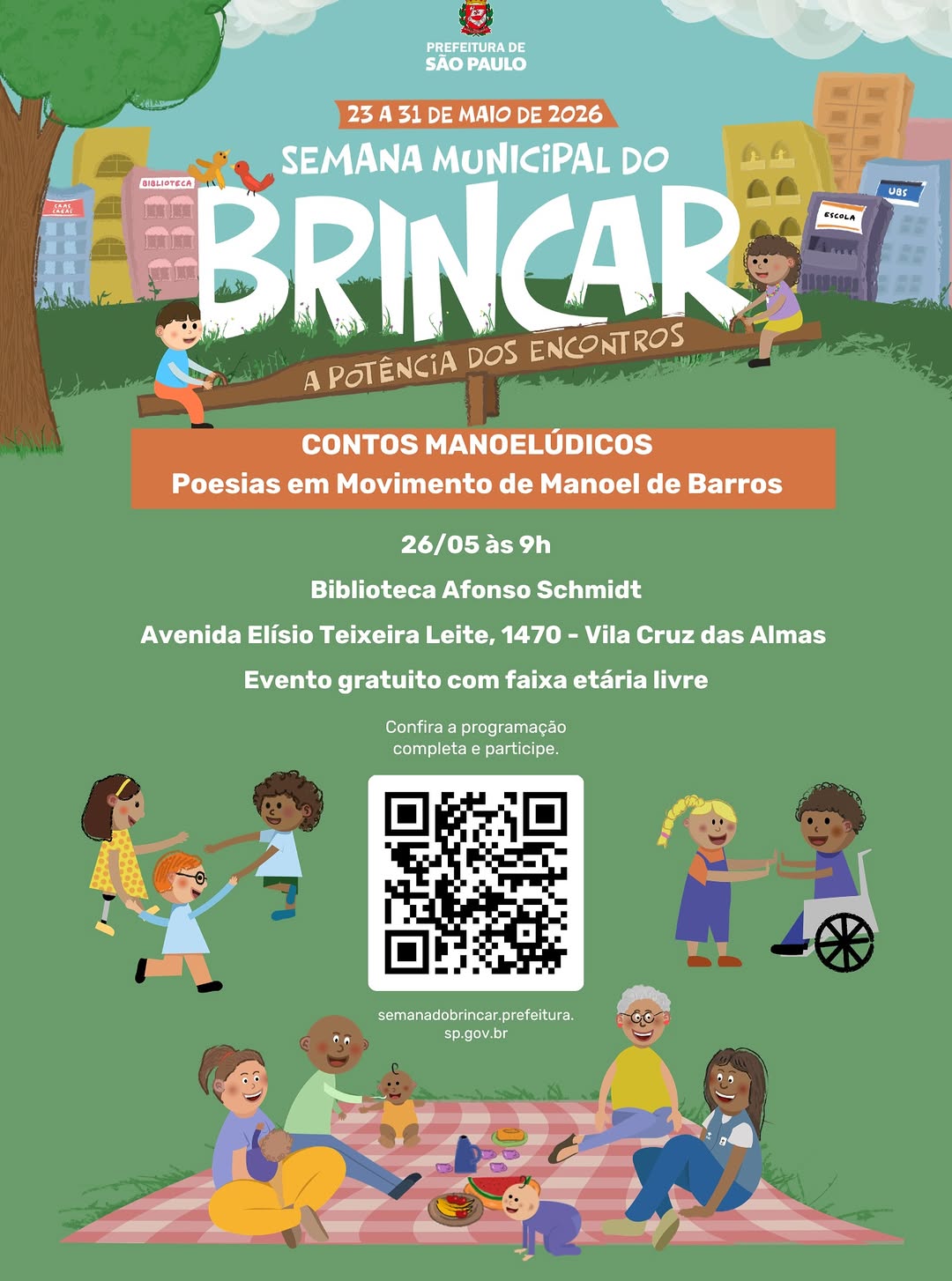 Yoga que te Conto — Biblioteca Afonso Schmidt, Freguesia do Ó, São Paulo