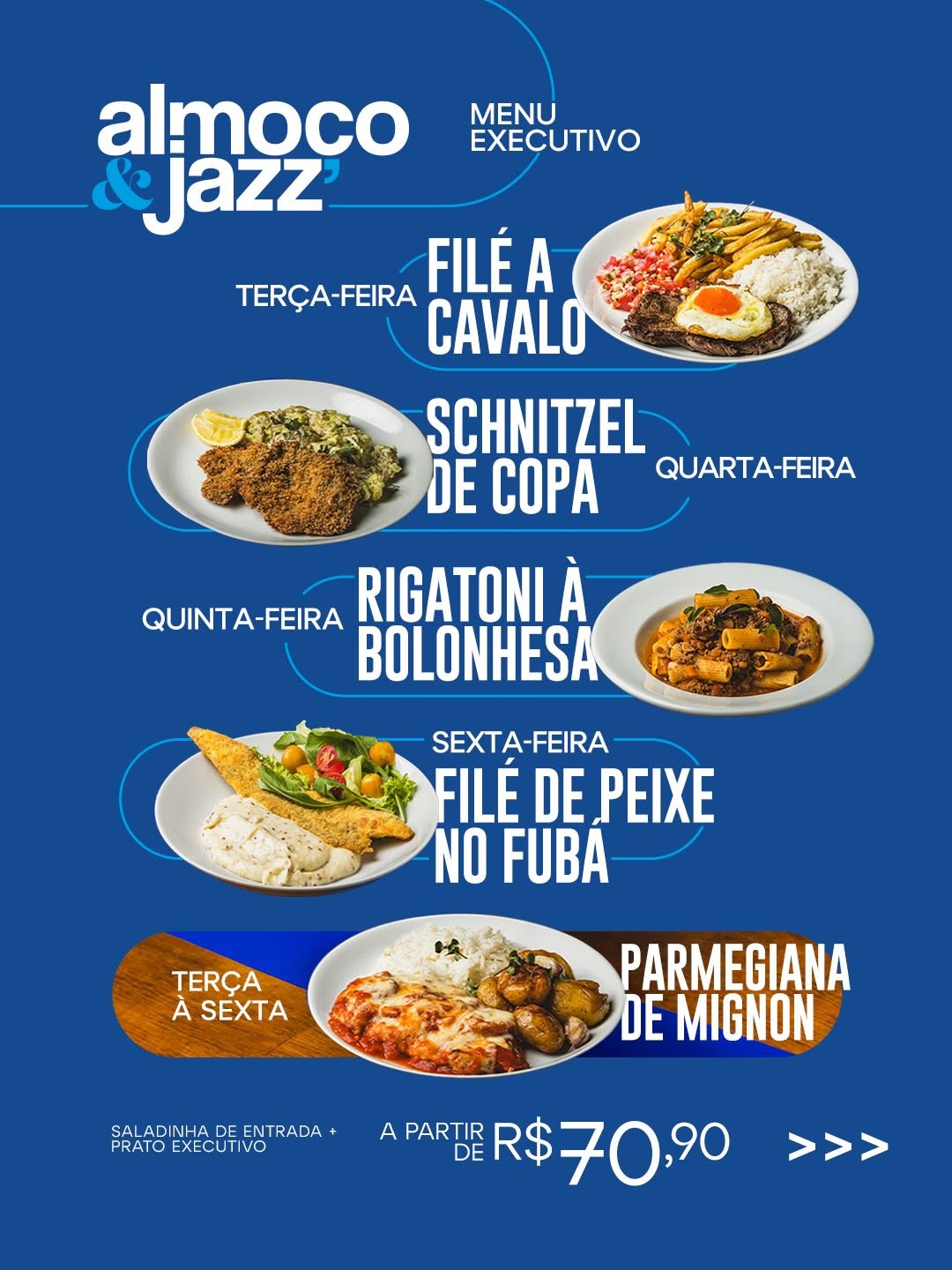 Almoço&Jazz — The Blue Note São Paulo, Itaim Bibi, São Paulo
