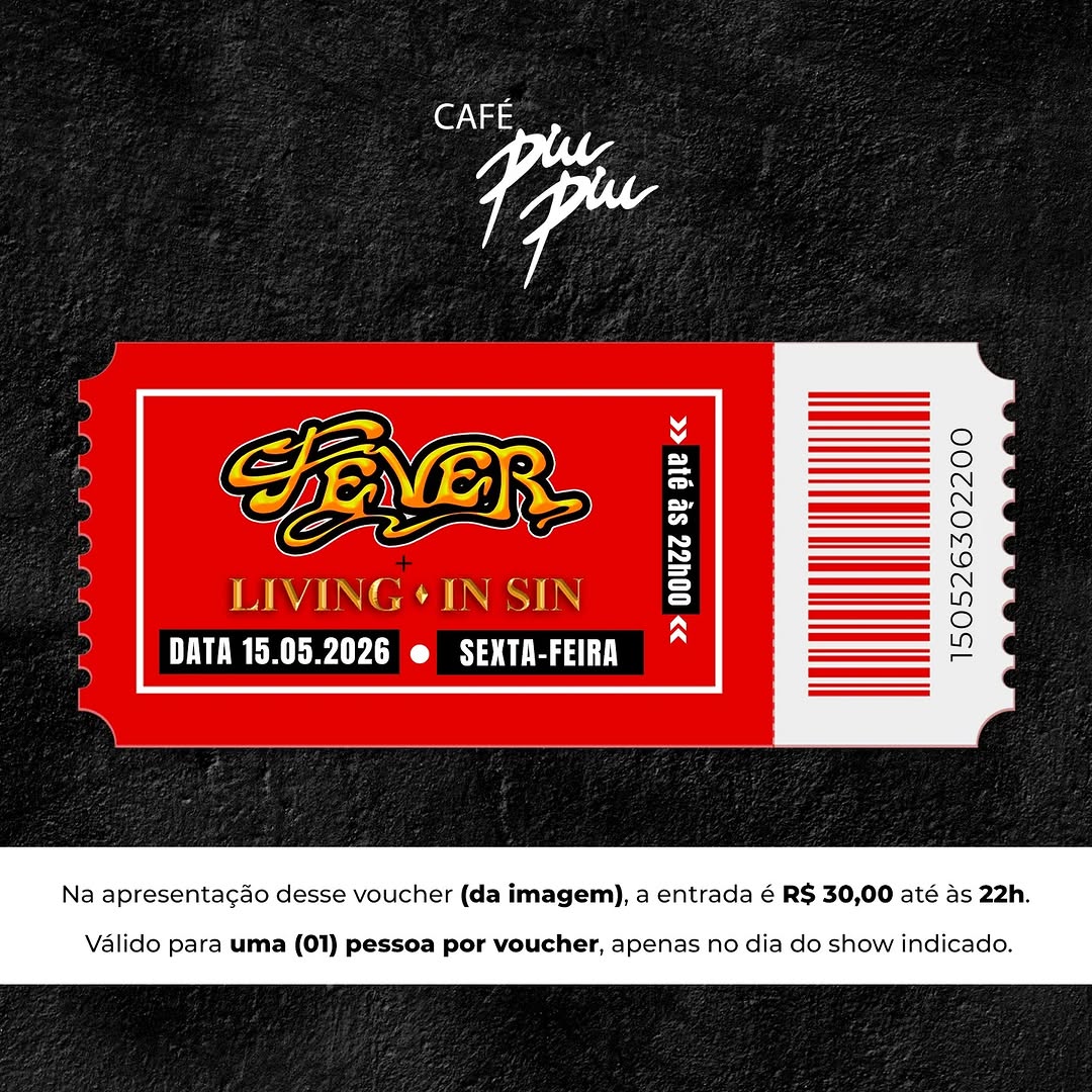 Sexta Vai Ser Incrível — Café Piu Piu, Bela Vista, São Paulo