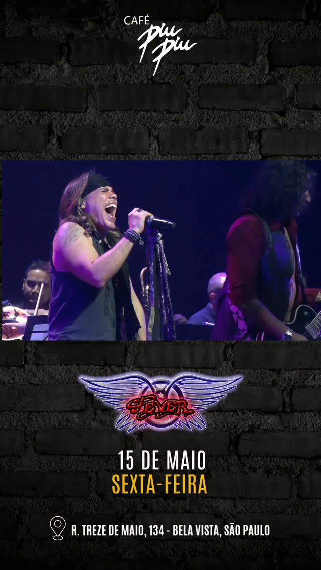 Show Aerosmith — Café Piu Piu, Bela Vista, São Paulo