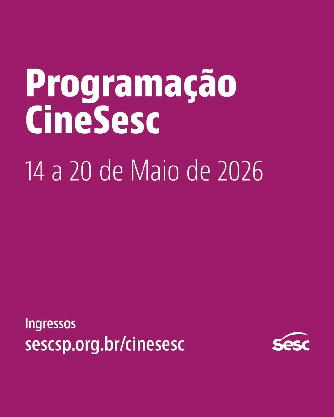 Surda — Cine SESC, Bela Vista, São Paulo