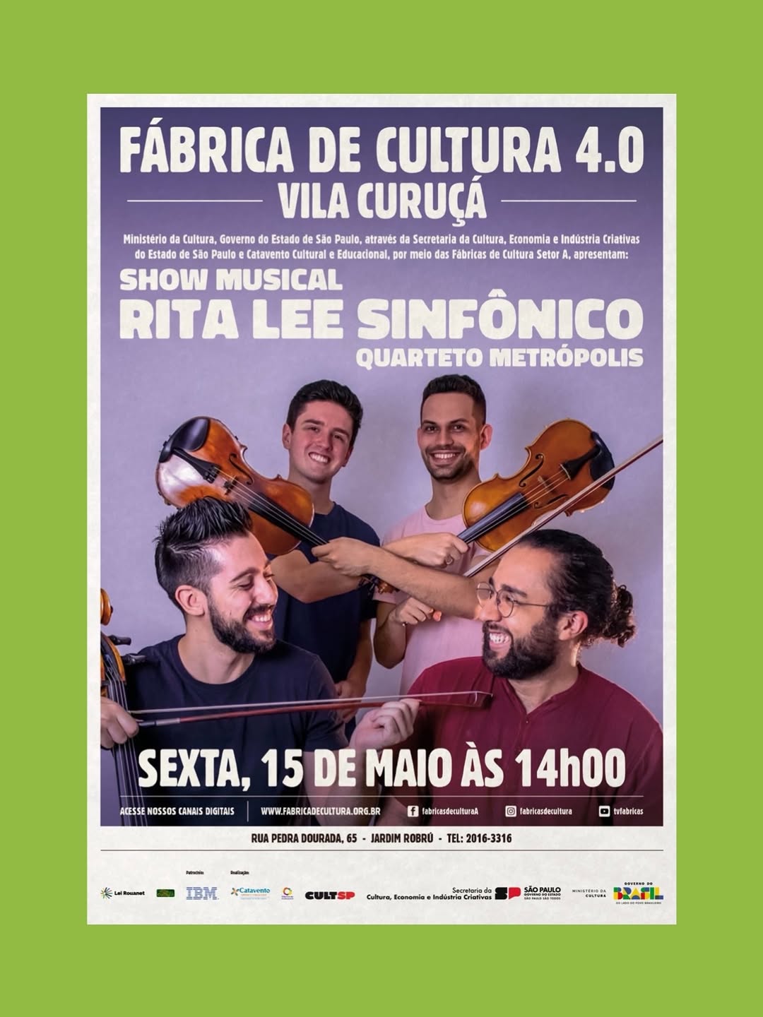 Rita Lee Sinfônico — Fabrica de Cultura Vila Curuçá, Vila Curuçá, São Paulo